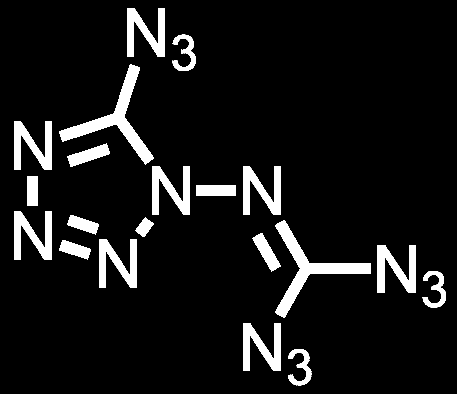 Most dangerous chemicals you can encounter: Azidoazide azide C2N14.