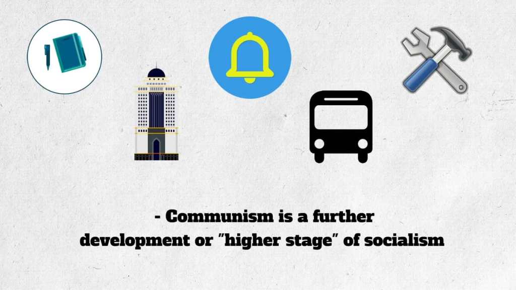 Two different socio-economic approaches: communism and capitalism.