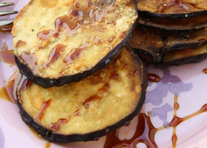 Eggplants with honey