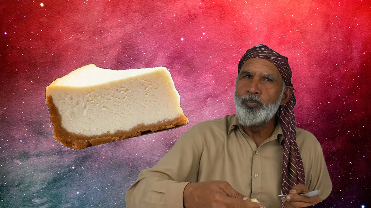 Tribal People Discovering Cheesecake