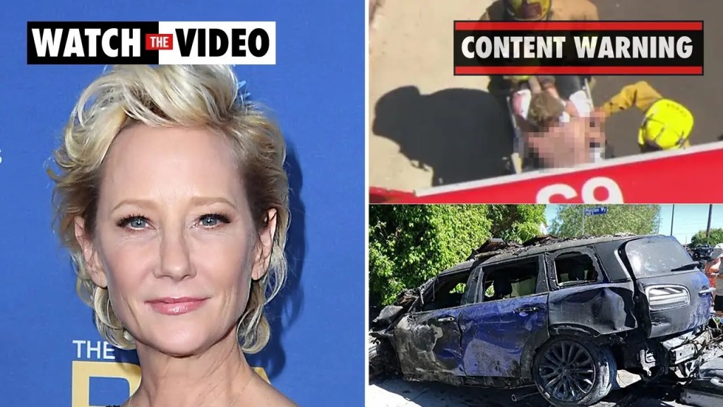 Ellen's ex-girlfriend, Anne Heche, 53, crashed her car into an LA apartment block 'at 90mph' after being photographed with a 'vodka bottle'