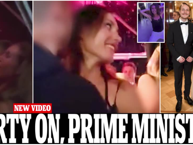 ‘Party PM’ Sanna Marin ‘dances intimately with male pop star’ at 4am in new video – a day after she denied using drugs at wild party