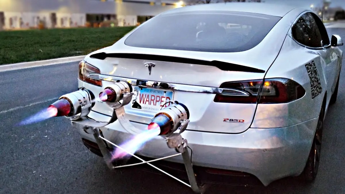 Jet Powered Tesla